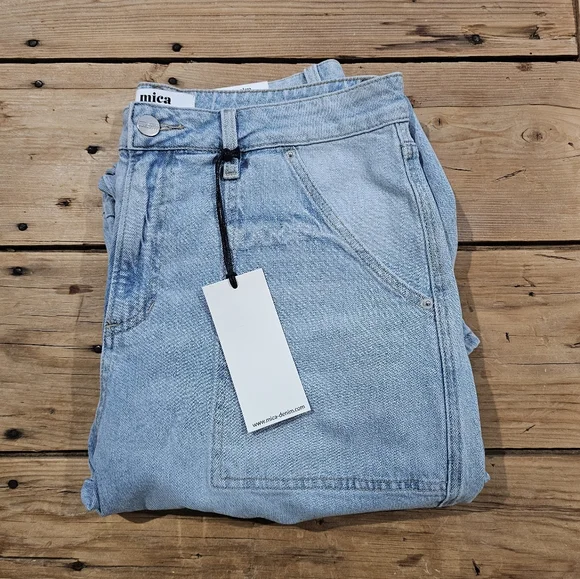 Mica Light Blue Denim Barrel Jeans - Picture 4 of 5